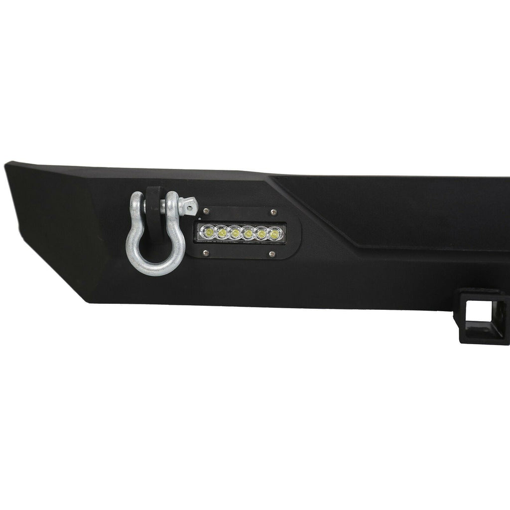 NINTE Rear Bumper For 1987-2006 Jeep Wrangler TJ YJ 