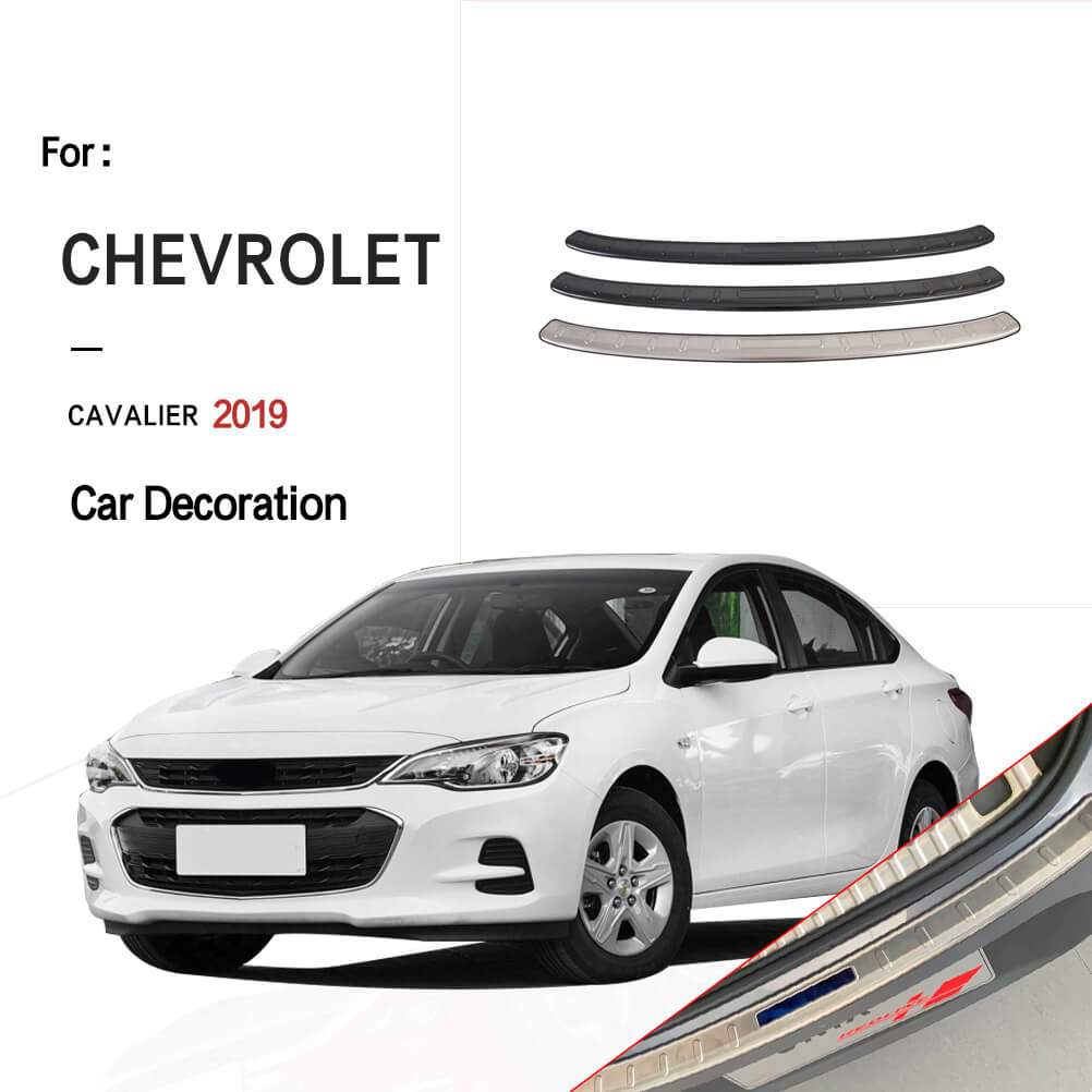 Ninte Inside Trunk Guard Rubber Anti-Scratch Strip For Chevrolet Cavalier 2019