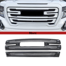 Load image into Gallery viewer, NINTE Grille Covers  For 2019-2022 GMC Sierra 1500 SLT AT4 Front Mesh Grill Cover Grill Overlay Trim