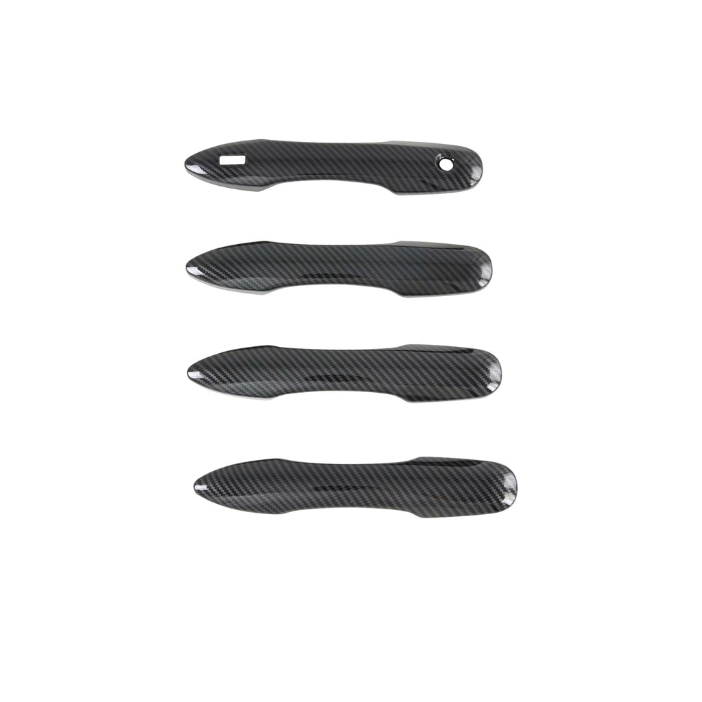 NINTE Door Handle Covers For Toyota Avalon 2019-2021 (Carbon Fiber One Hole)