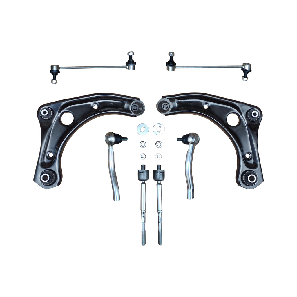 NINTE For 2012 - 2019 Nissan Versa 8Pc Suspension Kit Control Arms Ball Joints