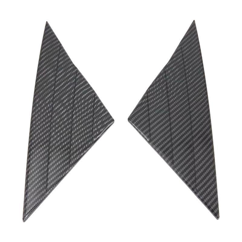 Ninte Tesla Model 3 2017-2019 Carbon Fiber Style 2 PCS ABS Front Window Triangle Cover - NINTE