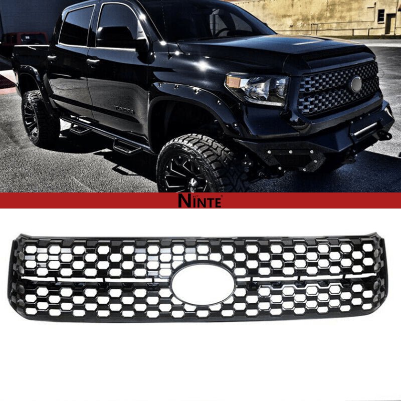NINTE Front Snap On Grille Overlay Cover For 2018 - 2021 Toyota Tundra SR 5 - NINTE