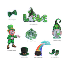 画像をギャラリービューアに読み込む, NINTE St. Patrick&#39;s Day Leprechaun Four-Leaf Clover Festival Magnetic Sticker