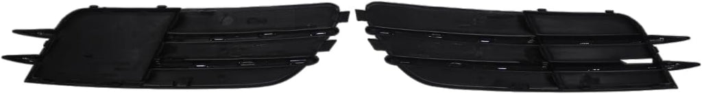 NINTE Front Bumper Fog Light Grille Inserts For Audi 2012-2015 A6 & A6 Quattro | Replaces OEM 4G0807681 & 4G0807682 Left & Right Set Direct Clip-In Installation