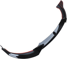 Cargar imagen en el visor de la galería, NINTE Front Lip for Tesla Model Y 2020 2021 2022 2023 2024 V Style ABS Painted Gloss Black Bumper Spoiler Splittber Body Kits Guard Front Chin Splitter 3 PCS - NINTE