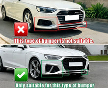 Load image into Gallery viewer, NINTE V Style Front Lip For 2020-2024 Audi A4 S4 B9.5 Sline - NINTE