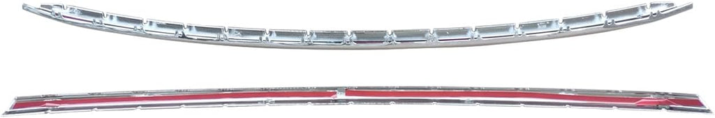 NINTE Grille Covers for Ford F - 150 XL 2018 2019 2020 ABS Chrome Front Grill Overlay Cover Trim 2pcs（NOT The Replacement） - NINTE