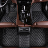 NINTE Floor Mat For 2020 2021 Audi Q7 Custom 3D Full Covered PU Leather Carpet