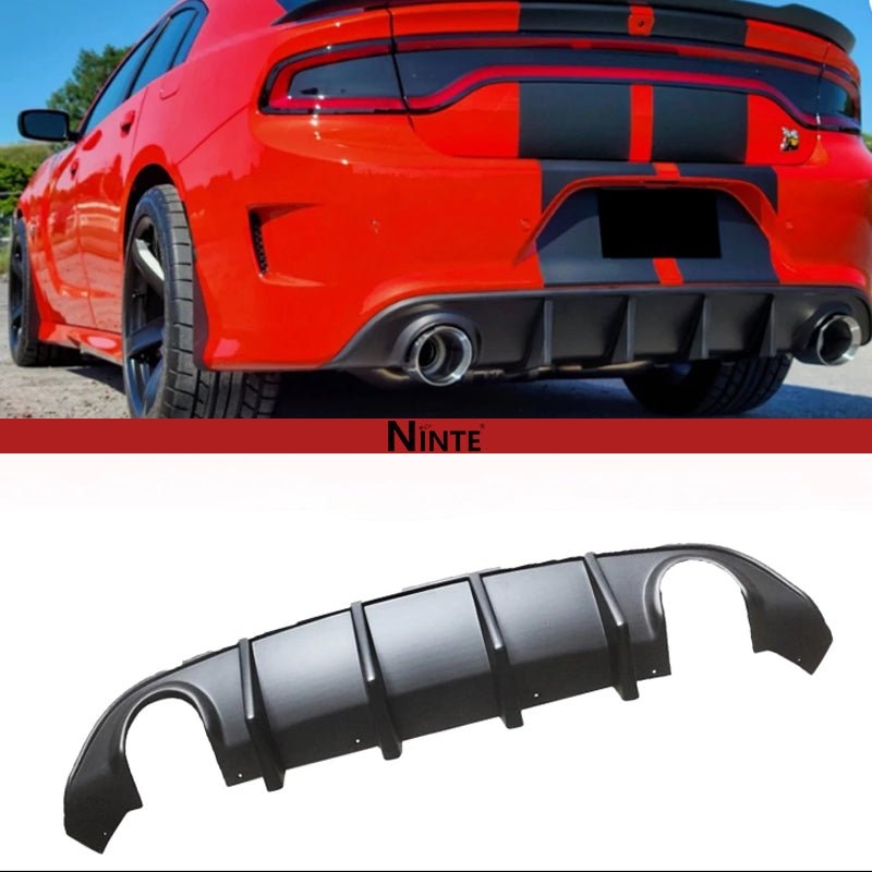 NINTE Rear Diffuser For 2015 - 2024 Dodge Charger SRT GT Rear Bumper Lip - NINTE