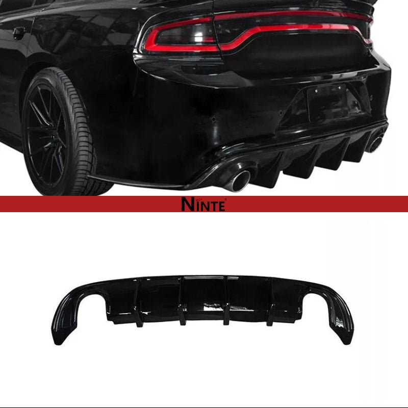 NINTE Rear Diffuser For 2015 - 2024 Dodge Charger SRT GT Rear Bumper Lip - NINTE