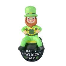 Cargar imagen en el visor de la galería, Ninte St. Patrick&#39;s Day 1.8m Inflatable Illuminated Air Model for Irish Beer Party Celebration