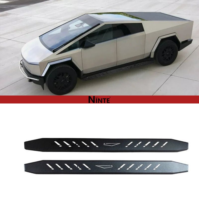NINTE Running Board Side Step For 2024 - 25 Tesla Cybertruck Nerf Bar Platform Protector 2Pcs - NINTE