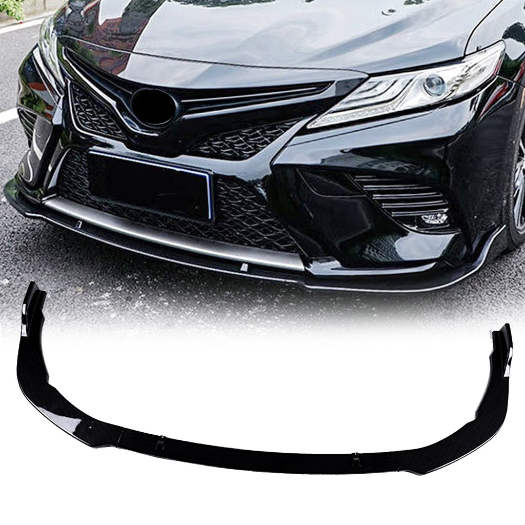 NINTE Front Bumper Lip For 2018-2023 Toyota Camry Sport SE XSE 