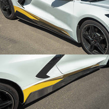 画像をギャラリービューアに読み込む, NINTE Side Skirts For 2020-2023 Chevy C8 Corvette C8 Stingray/ Z51 Carbon Fiber 5VM Style