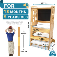 Cargar imagen en el visor de la galería, NINTE Toddler Tower Stool Bathroom and Kitchen Counter - NINTE