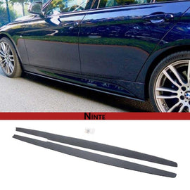 NINTE Side Skirts For 2012 - 2018 BMW 3 Series F30 M Sport Extension Panel Splitter - NINTE