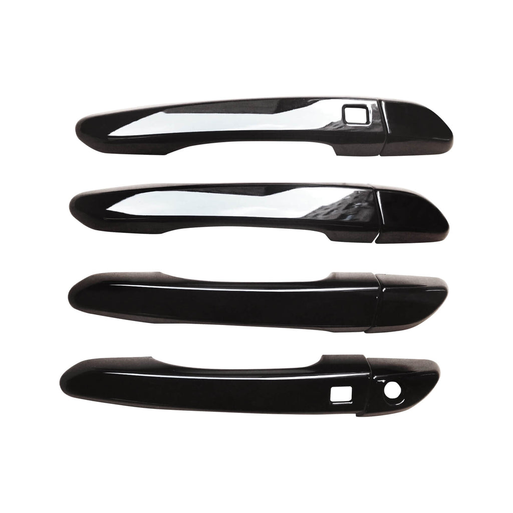 Ninte Door Handle Covers For Hyundai Tucson 2016-2020 With 2 Smart Keyholes Gloss Black Cover