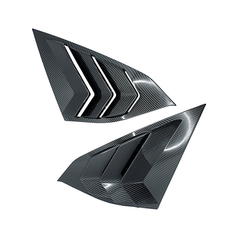 NINTE For 2018 - 2022 Honda Accord 10th 1/4 Quarter Panel Rear Side Window Louver ABS Carbon Fiber Look - NINTE