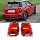 NINTE Taillights For 2014-2020 BMW Mini Cooper F55 F56 F57 with LED Sequential Indicator