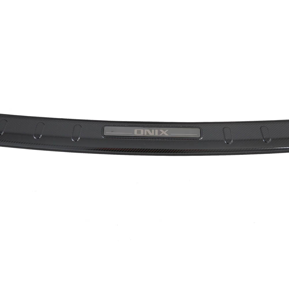 Ninte Inside Trunk Guard Rubber Anti-Scratch Strip For Chevrolet Cavalier 2019 Carbon Fiber