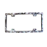 NINTE License Plate Frame Cover Universal Fit Plain Style