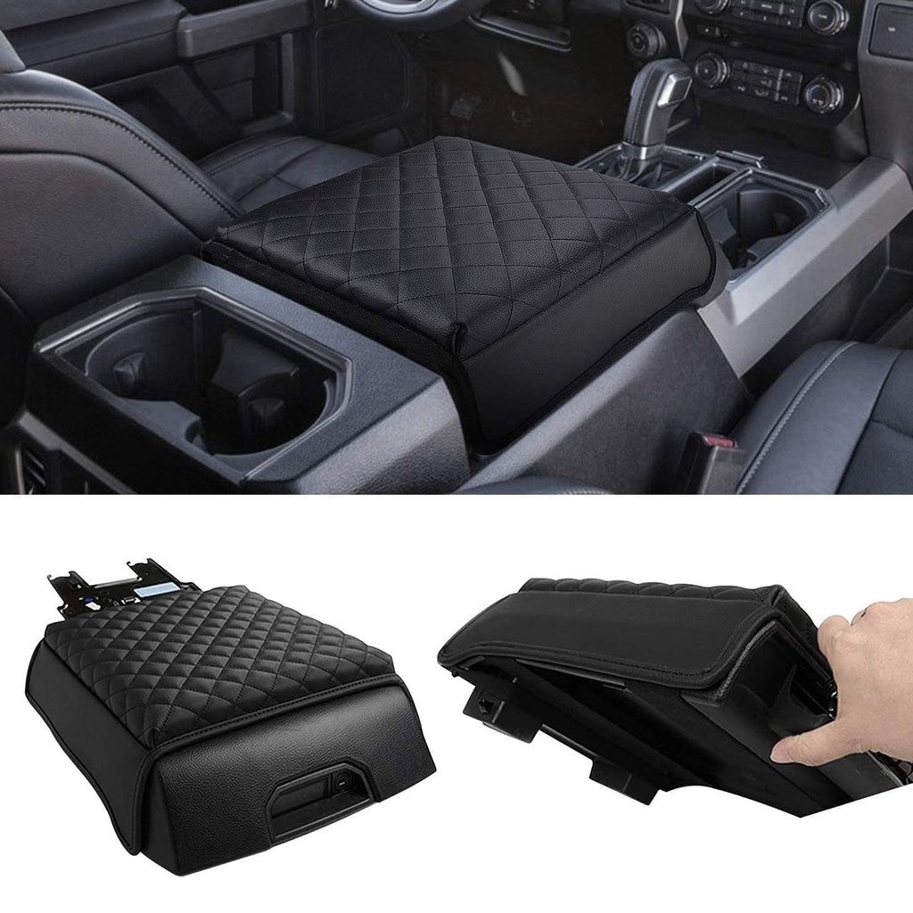 Ninte Console Armrest Cover For 2015-2020 Ford F150 Suns Automotive Customized Arm Rest Cushion Pad