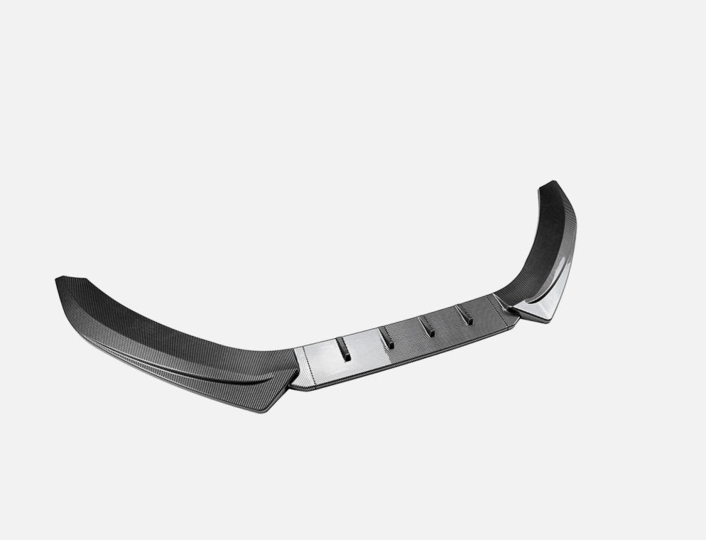 NINTE Front Bumper Splitter Lip For 2013 - 2016 Audi A4 S4 B8.5 Sline Carbon Fiber Look - NINTE