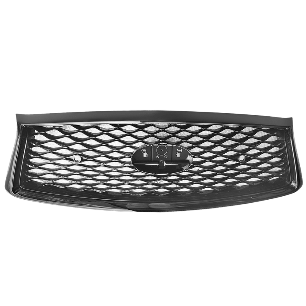 NINTE Grill For INFINITI Q50 2018-2024 Front Hood Upper Grille Replacement with Sensor Hole