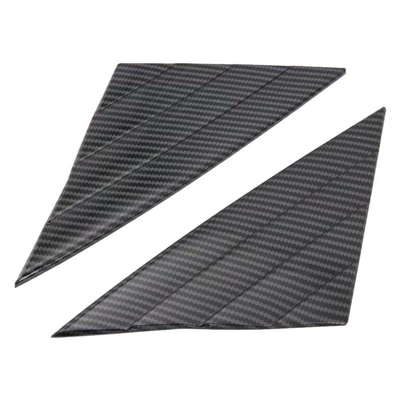 Ninte Tesla Model 3 2017-2019 Carbon Fiber Style 2 PCS ABS Front Window Triangle Cover - NINTE