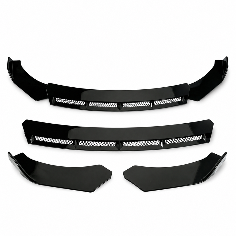 NINTE Front Bumper Lip Splitter Spoiler Fit for Dodge Durango SRT GT 1998-2024 Gloss Black