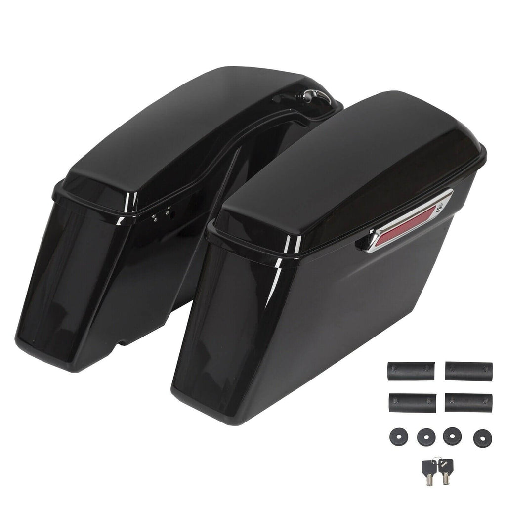 NINTE Side Bag For Harley Road King Glide FLHT 1993-2013