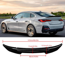 NINTE For 2022 - 2024 BMW 4 Series Gran Coupe G26 4 - Door i4 Rear Spoiler PSM Style Trunk Spoiler Wing ABS - NINTE