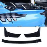 NINTE for Mach E Rear Spoiler Fit for 2021-2024 Fold Mustang Mach-E Rear Trunk Wing Gloss Black ABS Painted Lid Kit Performance Mustang Mach E Exterior Accessories