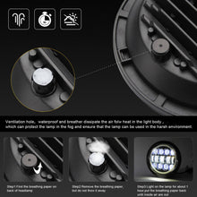 Laden Sie das Bild in den Galerie-Viewer, NINTE 500W Round 7 Inch LED Trunk Headlights 