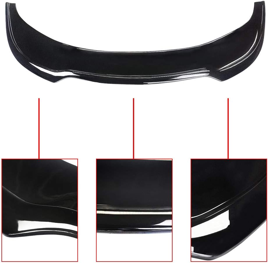 NINTE For 2015-2023 Chrysler 300 C S SRT Front lip ABS Painted 1 Piece Style Front Bumper Lip Splitter