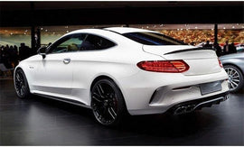 NINTE For 2015 - 2019 Mercedes Benz W205 C Class C180 C200 C250 C300 C63 C43 2 Door Coupe Trunk Spoiler Painted ABS Carbon Fiber Coating Wing - NINTE