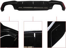 Charger l&#39;image dans la galerie, NINTE Rear Diffuser Fit for 2017-2023 BMW G30 Sedan 4-Door G31 G38 5 Series M Sport Rear Bumper Diffuser Low Bumper Lip M5 Style Gloss Black ABS Painted Valance Apron