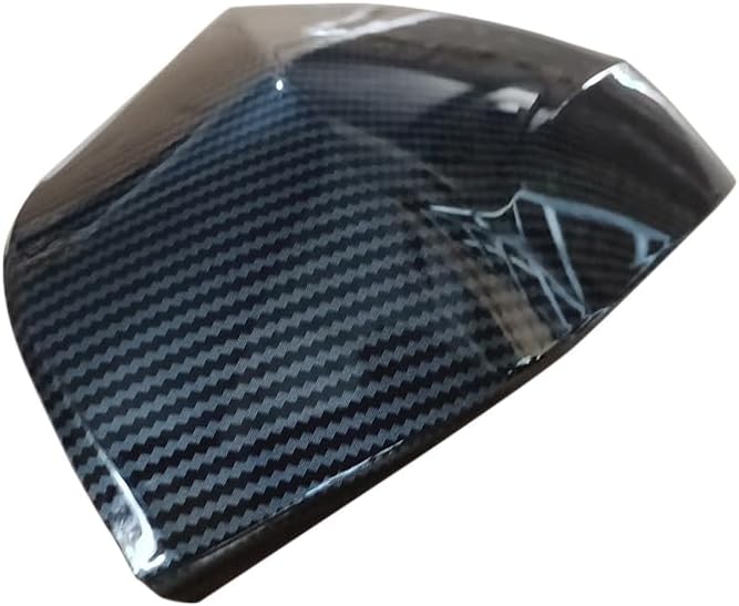 NINTE Tape - On Overlay Mirror Cover For Lexus 2022 2023 2024 2025 NX RX 250 350h 450h ABS Painted Carbon Fiber Style (NOT the Replacement) - NINTE
