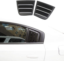 Cargar imagen en el visor de la galería, NINTE Black Side Window Air Vent Cover for Dodge Charger 2011-2021