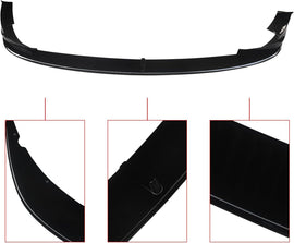 NINTE For 2012 - 2016 BMW F10 M5 5 Series ABS 3 Pieces MP Style Front Bumper Lip Lower Splitter - NINTE