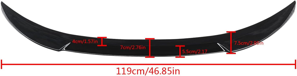 NINTE For 2020-2024 Toyota Corolla E210 L/LE/SE/XSE Rear Spoiler Trunk Wing Spoiler Lip Splitter