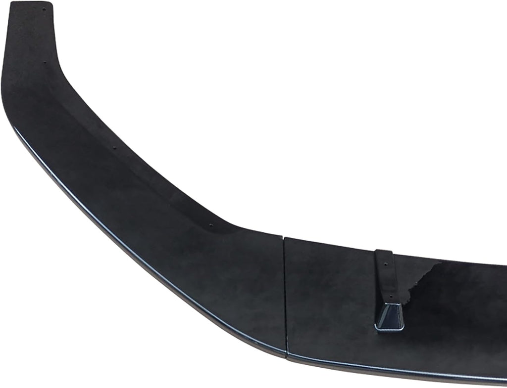 NINTE Front Bumper Lip for 2015 - 2021 Volkswagen Golf MK7.5 GTI R Rline V Style Spoiler Splittber Body Kits Guard Front Chin Splitter 3Pcs Segmented Design - NINTE