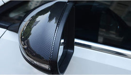 NINTE Mirror Cover for 2019 - 2024 Kia Forte K3 ABS Painted Carbon Fiber Style Painted 2pcs (NOT the Replacement) - NINTE