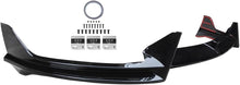 Cargar imagen en el visor de la galería, NINTE Front Lip for Tesla Model Y 2020 2021 2022 2023 2024 V Style ABS Painted Gloss Black Bumper Spoiler Splittber Body Kits Guard Front Chin Splitter 3 PCS - NINTE