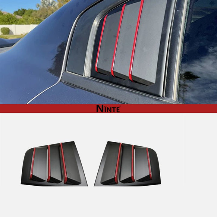 NINTE Side Window Louvers Air Vent Scoop Shades Cover Blinds for Dodge Charger 2011 - 22 - NINTE