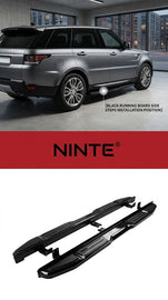 NINTE Side Steps Running Boards Guard Fit For Range Rover Sport L494 L405 2013-2021 Sport Style Black Pair - NINTE