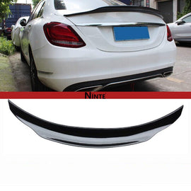 NINTE  Rear Spoiler For 2015-2020 Mercedes Benz W205 C Class 4door PSM Style Trunk Spoiler Wing