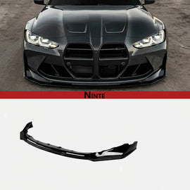 NINTE  Front Bumper Lip Kit  For BMW G80 M3 G82 G83 M4 2021-2026 Front Bumper Lip Kit 3PC