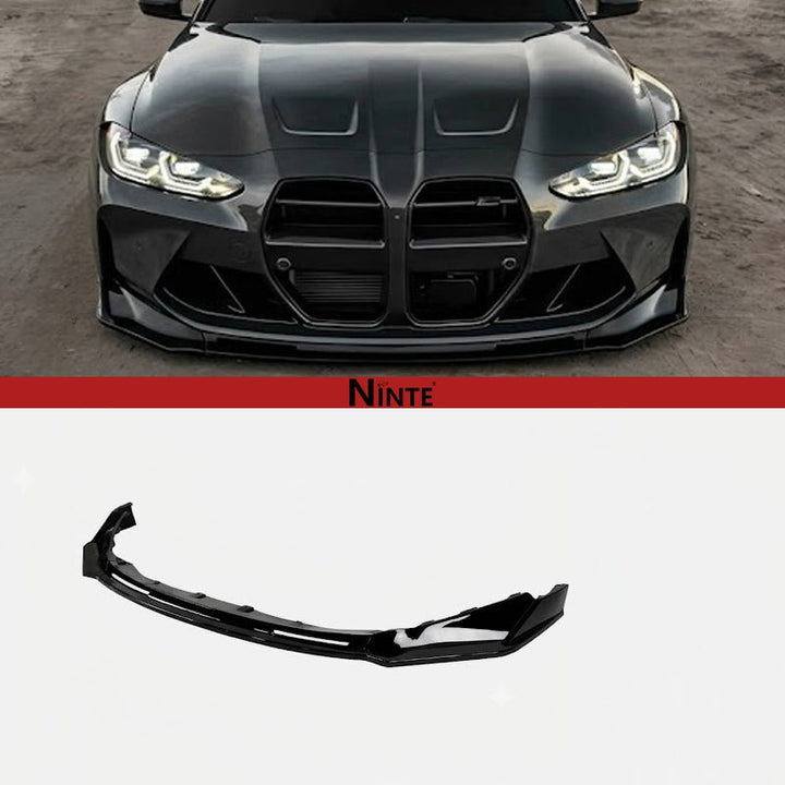 NINTE Front Bumper Lip Kit For BMW G80 M3 G82 G83 M4 2021 - 2026 Front Bumper Lip Kit 3PC - NINTE